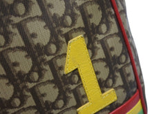 画像をギャラリービューアに読み込む, 極美品 Christian Dior クリスチャンディオール ショルダーバッグ BO A0074 トロッター ラスタカラー ブラウン ガリアーノ期 中古 4b006005