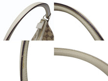 画像をギャラリービューアに読み込む, 極美品 GUCCI グッチ アビー ワンショルダーバッグ GGキャンバス 130738 214397 ベージュ アイボリー ゴールド金具 中古 4b006007