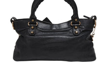 画像をギャラリービューアに読み込む, BALENCIAGA バレンシアガ ジャイアント ファースト 2wayバッグ レザー 285433・1000 213043 ブラック 美品 中古 4b006009