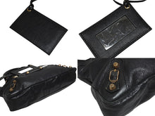 画像をギャラリービューアに読み込む, BALENCIAGA バレンシアガ ジャイアント ファースト 2wayバッグ レザー 285433・1000 213043 ブラック 美品 中古 4b006009