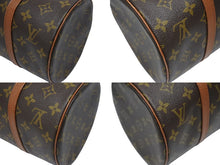 Load image into Gallery viewer, LOUIS VUITTON ルイヴィトン モノグラム パピヨン30 ハンドバッグ M51365 ブラウン ロゴ ゴールド金具 美品 中古 4b006010