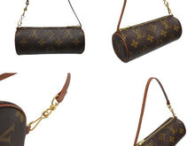 Load image into Gallery viewer, LOUIS VUITTON ルイヴィトン モノグラム パピヨン30 ハンドバッグ M51365 ブラウン ロゴ ゴールド金具 美品 中古 4b006010