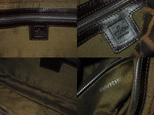 画像をギャラリービューアに読み込む, FENDI フェンディ マンマバケット ワンショルダーバッグ 26424 ズッカ柄 キャンバス レザー ブラウン シルバー金具 美品 中古 4b006014