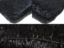 画像をギャラリービューアに読み込む, FENDI フェンディ ビーズ マンマバケット ワンショルダーバッグ 26424 ビーズ レザー ネイビー チャコール 美品 中古 4b006015