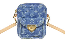 画像をギャラリービューアに読み込む, 新品同様 LOUIS VUITTON ルイヴィトン ポシェット フェアファックス ショルダーバッグ M82948 モノグラム デニム ゴールド金具 中古 4b006019