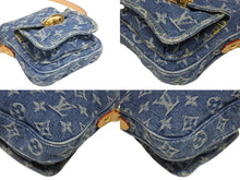 画像をギャラリービューアに読み込む, 新品同様 LOUIS VUITTON ルイヴィトン ポシェット フェアファックス ショルダーバッグ M82948 モノグラム デニム ゴールド金具 中古 4b006019