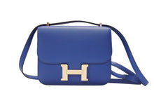 Load image into Gallery viewer, 極美品 HERMES エルメス ショルダーバッグ ミニコンスタンス ブルーゼリージュ エプソン C刻印 中古 006022