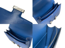 Load image into Gallery viewer, 極美品 HERMES エルメス ショルダーバッグ ミニコンスタンス ブルーゼリージュ エプソン C刻印 中古 006022