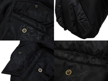 画像をギャラリービューアに読み込む, 極美品 BALENCIAGA バレンシアガ 22AW Sporty B Pull-Over Bomber スポーティー B プルオーバー ボンバー ジャケット ブラック ナイロン 720157 サイズ2 中古 4b006025