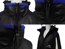 画像をギャラリービューアに読み込む, BALENCIAGA バレンシアガ 23SS 3B Sports Icon Leather Jacket スポーツ アイコン レザー ジャケット ブラック ラムスキン 697771 サイズ2 美品 中古 4b006026