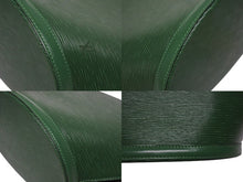 画像をギャラリービューアに読み込む, LOUIS VUITTON ルイヴィトン サンジャック ショッピング トートバッグ M52264 エピレザー ボルネオグリーン ゴールド金具 美品 中古 4b006029