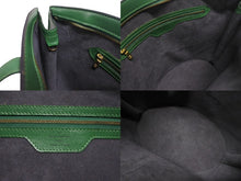 画像をギャラリービューアに読み込む, LOUIS VUITTON ルイヴィトン サンジャック ショッピング トートバッグ M52264 エピレザー ボルネオグリーン ゴールド金具 美品 中古 4b006029