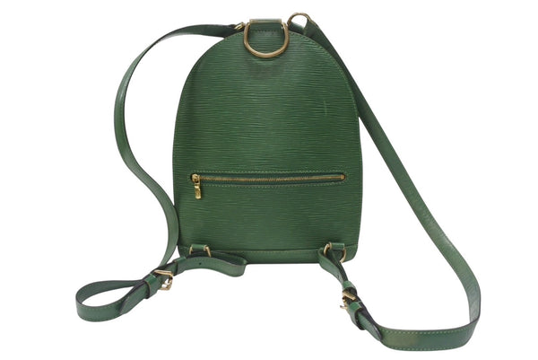 LOUIS VUITTON ルイヴィトン リュック マビヨン M52234 エピレザー グリーン ゴールド金具 美品 中古 4b006030