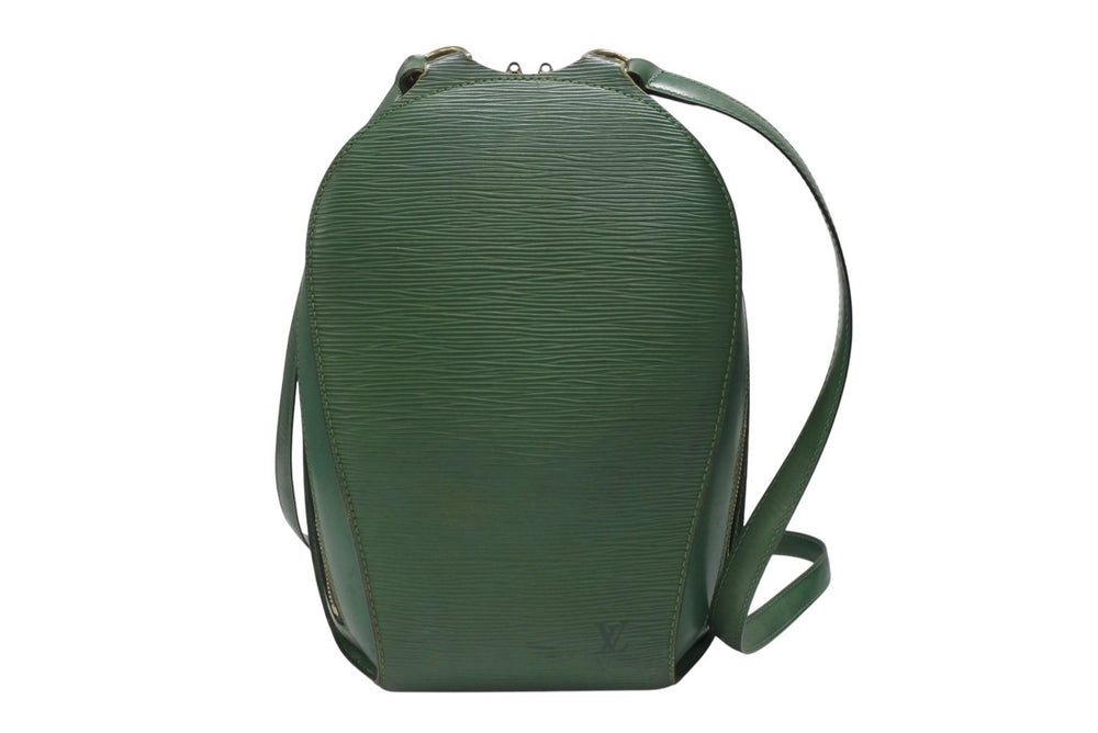 LOUIS VUITTON ルイヴィトン リュック マビヨン M52234 エピレザー グリーン ゴールド金具 美品 中古 4b006030