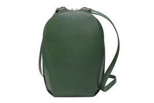 LOUIS VUITTON ルイヴィトン リュック マビヨン M52234 エピレザー グリーン ゴールド金具 美品 中古 4b006030