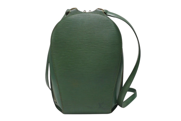 LOUIS VUITTON ルイヴィトン リュック マビヨン M52234 エピレザー グリーン ゴールド金具 美品 中古 4b006030