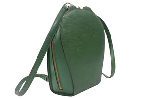 LOUIS VUITTON ルイヴィトン リュック マビヨン M52234 エピレザー グリーン ゴールド金具 美品 中古 4b006030