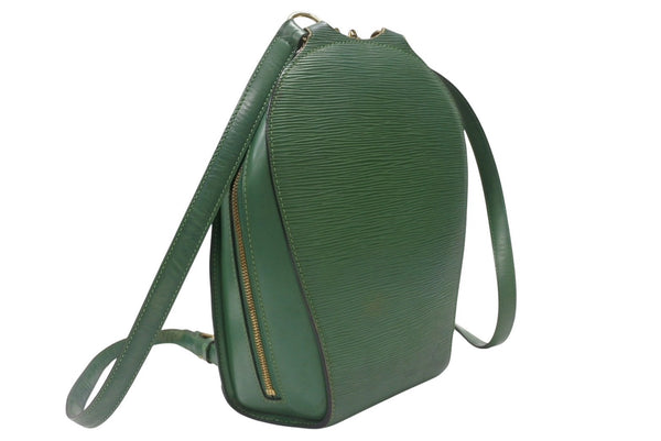 LOUIS VUITTON ルイヴィトン リュック マビヨン M52234 エピレザー グリーン ゴールド金具 美品 中古 4b006030