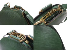 画像をギャラリービューアに読み込む, LOUIS VUITTON ルイヴィトン リュック マビヨン M52234 エピレザー グリーン ゴールド金具 美品 中古 4b006030