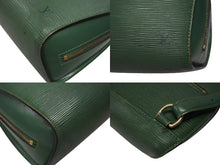 画像をギャラリービューアに読み込む, LOUIS VUITTON ルイヴィトン リュック マビヨン M52234 エピレザー グリーン ゴールド金具 美品 中古 4b006030