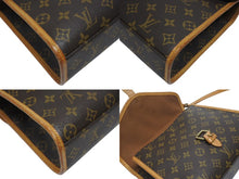 画像をギャラリービューアに読み込む, LOUIS VUITTON ルイヴィトン ショルダーバッグ ハンドバッグ 2way ベルニア M51122 モノグラムキャンバス レザー ブラウン 美品 中古 4b006031
