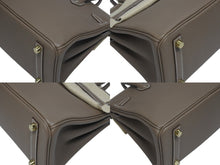 画像をギャラリービューアに読み込む, 新品未使用 HERMES エルメス ハンドバッグ W刻印 バーキン25 エトゥープ ゴールド金具トゴ 中古 4b006036