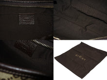 画像をギャラリービューアに読み込む, 極美品 GUCCI グッチ ワンショルダーバッグ ハンドバッグ 130939 GGキャンバス レザー ベージュ ブラウン ゴールド金具 中古 4b006038