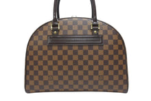 Load image into Gallery viewer, 極美品 LOUIS VUITTON ルイヴィトン ノリータ ハンドバッグ N41455 ダミエ エベヌ ブラウン レザー PVC ゴールド金具 中古 4b006042