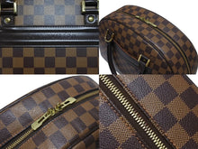 Load image into Gallery viewer, 極美品 LOUIS VUITTON ルイヴィトン ノリータ ハンドバッグ N41455 ダミエ エベヌ ブラウン レザー PVC ゴールド金具 中古 4b006042