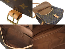 画像をギャラリービューアに読み込む, LOUIS VUITTON ルイヴィトン モノグラム ソミュールMM ショルダーバッグ ブラウン M40710 美品 中古 4b006043