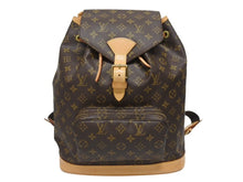 画像をギャラリービューアに読み込む, LOUIS VUITTON ルイヴィトン モンスリGM バックパック リュックサック モノグラム M51135 美品 中古 4b006044