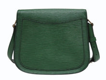 画像をギャラリービューアに読み込む, 極美品 LOUIS VUITTON ルイヴィトン ショルダーバッグ サンクルーGM M52194 エピレザー グリーン ゴールド金具 中古 4b006046