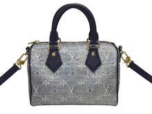 Load image into Gallery viewer, 新品同様 LOUISVUITTON ルイヴィトン モノグラム ラミネーテッド ジャガード スピーディ バンドリエール20 M23069 中古 4b006052