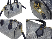 Load image into Gallery viewer, 新品同様 LOUISVUITTON ルイヴィトン モノグラム ラミネーテッド ジャガード スピーディ バンドリエール20 M23069 中古 4b006052