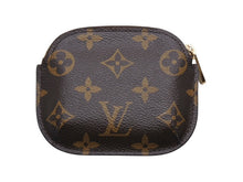 画像をギャラリービューアに読み込む, 新品同様 LOUIS VUITTON ルイヴィトン ポルトモネシリング コインケース 小銭入れ M60025 PVC ブラウン ゴールド金具 中古 4b006055