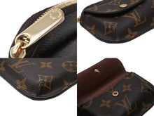 画像をギャラリービューアに読み込む, 新品同様 LOUIS VUITTON ルイヴィトン ポルトモネシリング コインケース 小銭入れ M60025 PVC ブラウン ゴールド金具 中古 4b006055