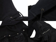 画像をギャラリービューアに読み込む, CHROME HEARTS クロムハーツ ライダース ベスト ナイロン スウェット パーカー ダガージップ クロスボール 美品 中古 4b006060