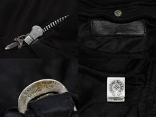 画像をギャラリービューアに読み込む, CHROME HEARTS クロムハーツ ライダース ベスト ナイロン スウェット パーカー ダガージップ クロスボール 美品 中古 4b006060