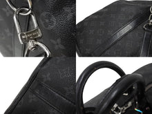 画像をギャラリービューアに読み込む, LOUIS VUITTON ルイヴィトン ボストンバッグ キーポル バンドリエール55 藤原ヒロシ フラグメント ブラック Ｍ43414 良品 中古 4c060643