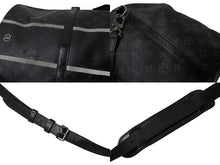 画像をギャラリービューアに読み込む, LOUIS VUITTON ルイヴィトン ボストンバッグ キーポル バンドリエール55 藤原ヒロシ フラグメント ブラック Ｍ43414 良品 中古 4c060643