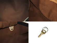画像をギャラリービューアに読み込む, LOUIS VUITTON ルイヴィトン キーポル 40 ボストンバック M41522 モノグラム ブラウン 美品 中古 4b006027