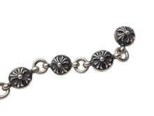 画像をギャラリービューアに読み込む, 極美品 CHROME HEARTS クロムハーツ クロスボール ブレスレット CHクロス 10コマ 重量約67,5g シルバー925 中古 4b006069