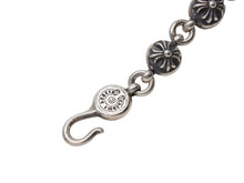 画像をギャラリービューアに読み込む, 極美品 CHROME HEARTS クロムハーツ クロスボール ブレスレット CHクロス 10コマ 重量約67,5g シルバー925 中古 4b006069