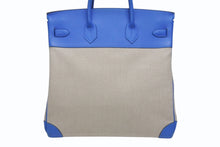 画像をギャラリービューアに読み込む, HERMES エルメス オータクロア40 ハンドバッグ Z刻印 ブルーイドラ エバーカラー トワルキャンプ シルバー金具 4b006072