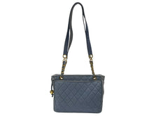 画像をギャラリービューアに読み込む, CHANEL シャネル マトラッセライン ショルダーバッグ 2番台 キャンバス カーフスキン ゴールド金具 良品 中古 4b006078