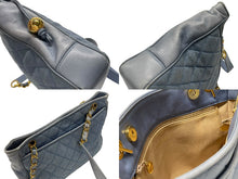 画像をギャラリービューアに読み込む, CHANEL シャネル マトラッセライン ショルダーバッグ 2番台 キャンバス カーフスキン ゴールド金具 良品 中古 4b006078