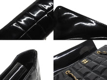 Load image into Gallery viewer, CHANEL シャネル チョコバー トートバッグ ショルダーバッグ 7番台 パテントレザー エナメル ココマーク ブラック 美品 中古 4b006080