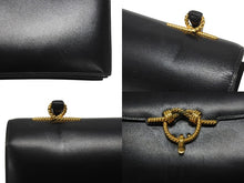 画像をギャラリービューアに読み込む, HERMES エルメス コルドリエール ハンドバッグ ボックスカーフ ブラック ゴールド金具 ○W刻印 1993年 美品 中古 4b006083
