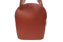 画像をギャラリービューアに読み込む, CELINE セリーヌ ロゴリング ショルダーバッグ トートバッグ M94 レザー レッド ゴールド金具 美品 中古 4b006088