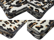 Load image into Gallery viewer, MARNI マルニ レオパード柄 ハラコ ショルダーバッグ SBMPN09YN0LV358 00W20 ホワイト ブラウン ブラック ゴールド金具 中古 4b006091